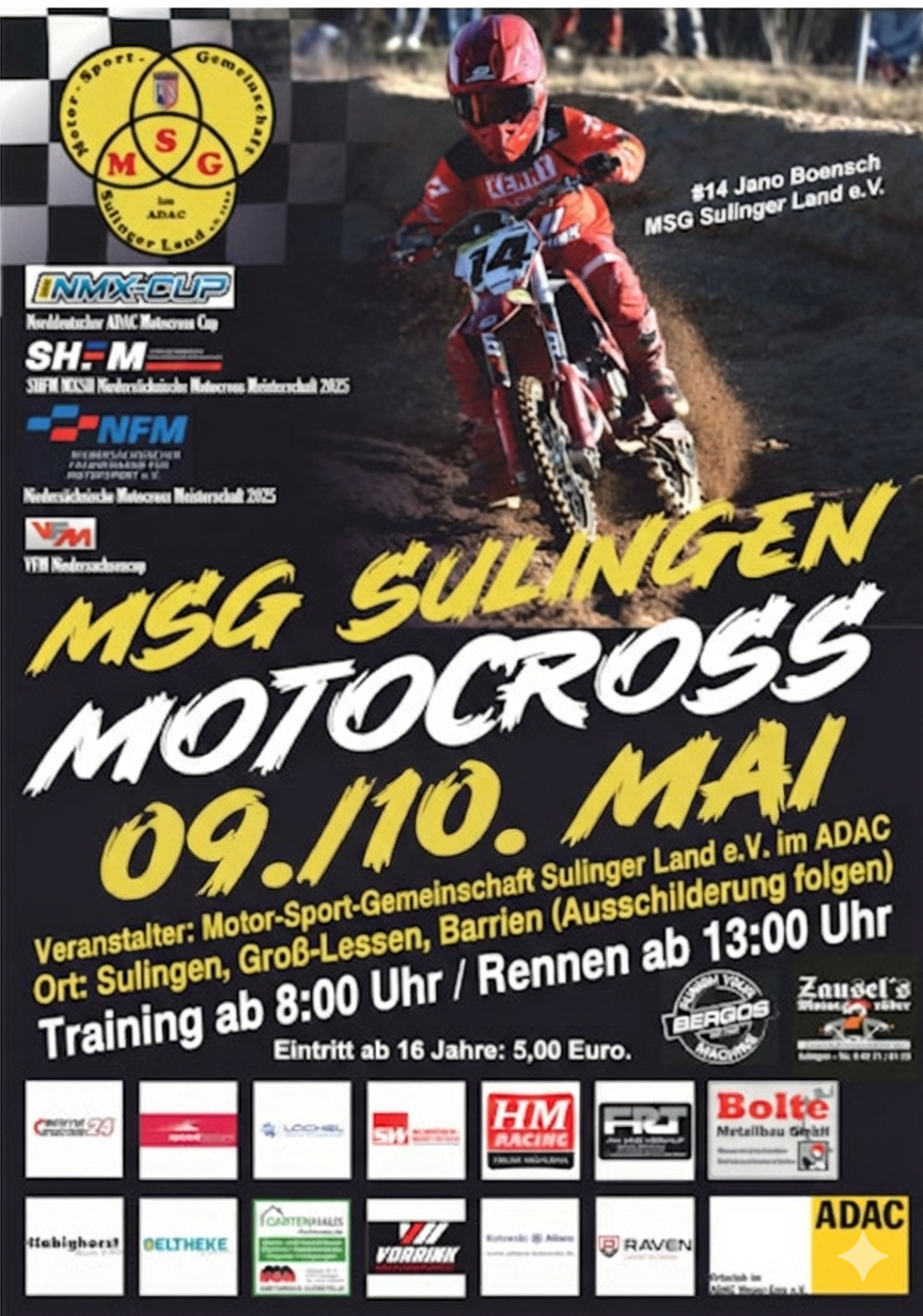 Motocross Sulingen Niedersachen-Cup – DirtHive Racing Team am Start